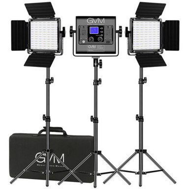 3 light light panel setup
