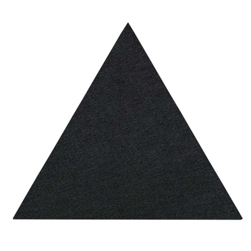 sound absorbing triangle black flat