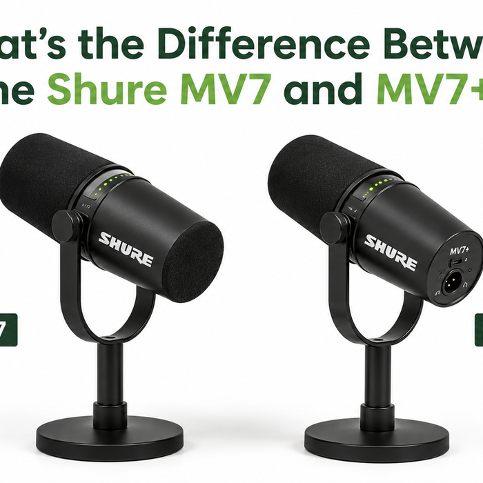 Whats the difference between MV7 and MV7+