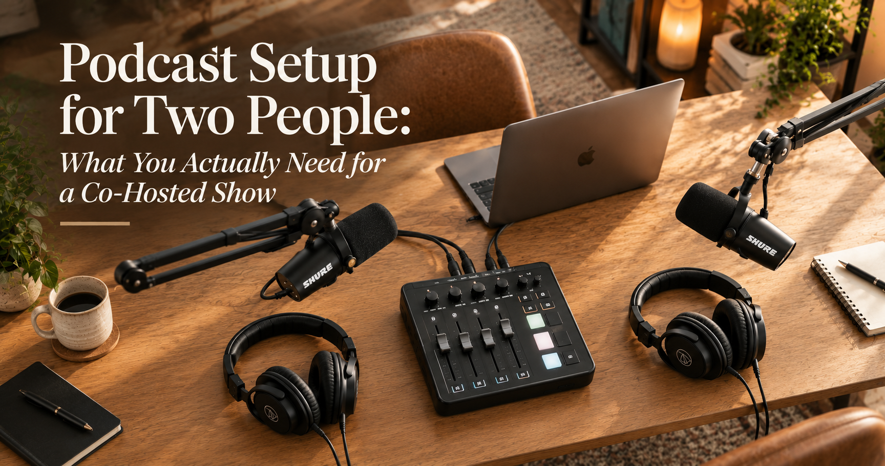 Podcast Setup for Two People: What You Actually Need for a Co-Hosted Show