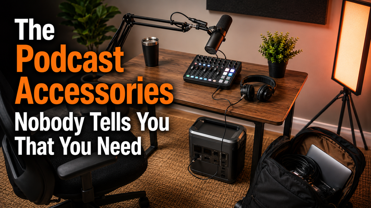 The Podcast Accessories Nobody Tells You That You Need