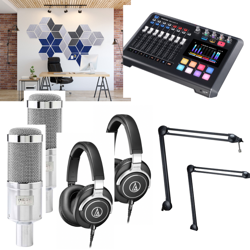2_person_Intermediate_Podcast_Bundle_- Heil mic chrome