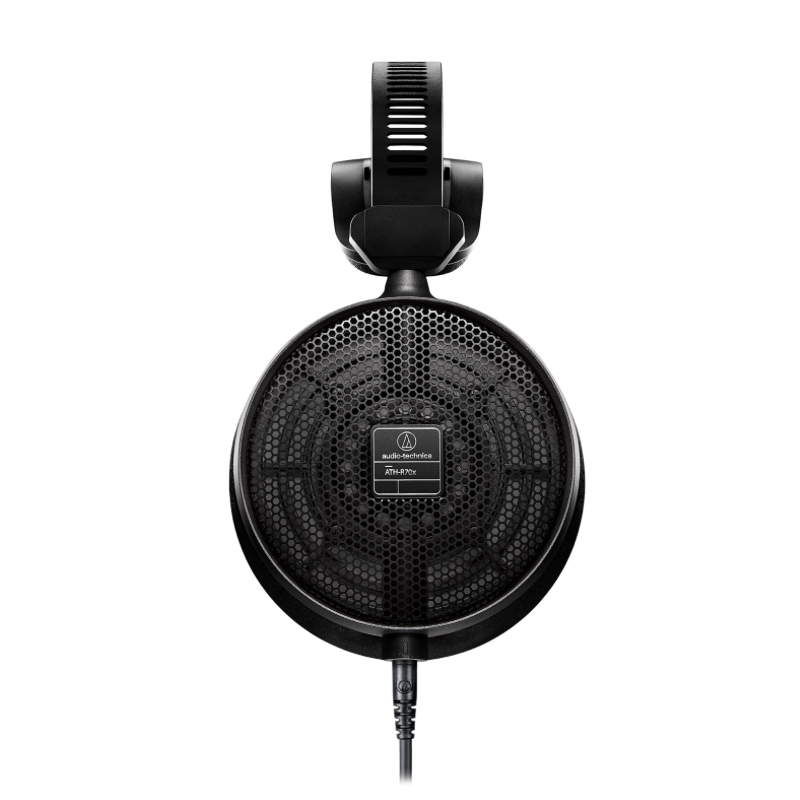 Audio-technica-ATH-R70x_black headphones side view