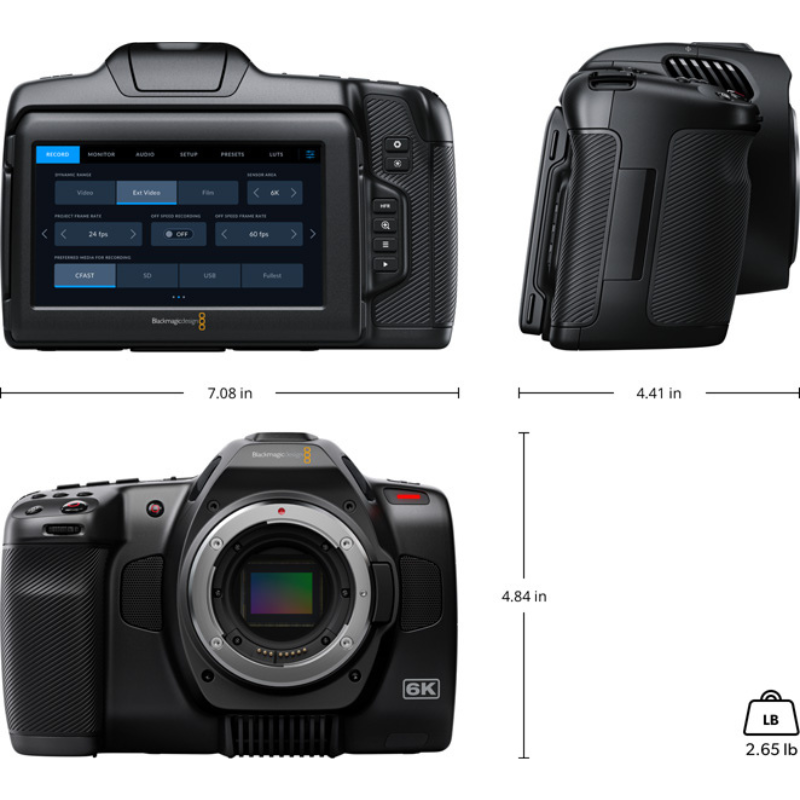 Blackmagic Pocket Cinema Camera Dim