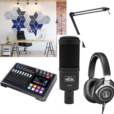 Intermediate Podcast Bundle - Heil PR40 Mic