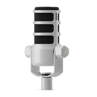 Rode PodMic Cardioid Dynamic Broadcast Microphone white