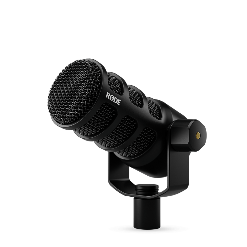 Rode PodMic USB Dynamic Broadcast Microphone black side