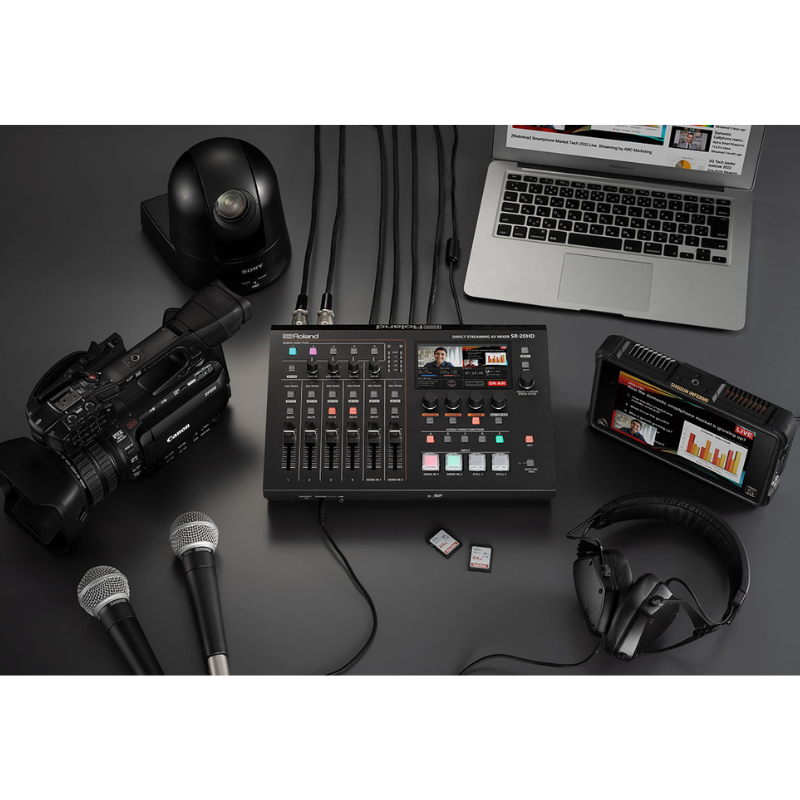 Roland SR20HD In Use