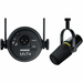 Shure MV7 microphone black side by side