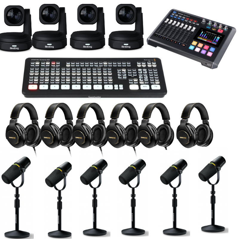 Large Group Podcast & Video Production Studio Solution
