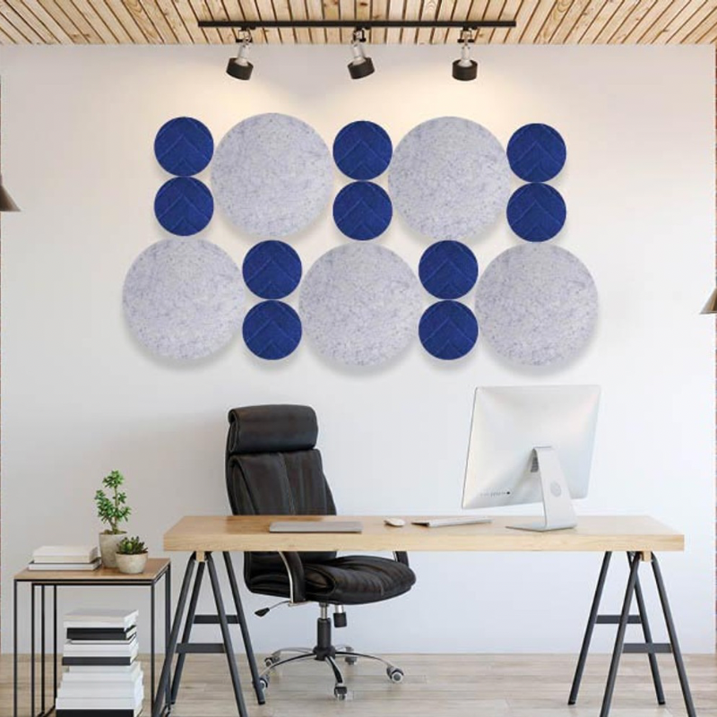 podcast acoustic panels MultiSizeCircleDesign