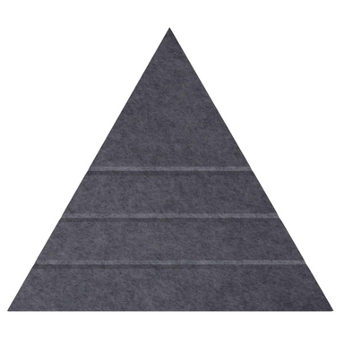 sound absorbing triangle darkgrey arrow