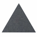 sound absorbing triangle dark grey flat