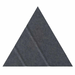sound absorbing triangle dark grey peak