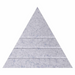 sound absorbing triangle light grey peak