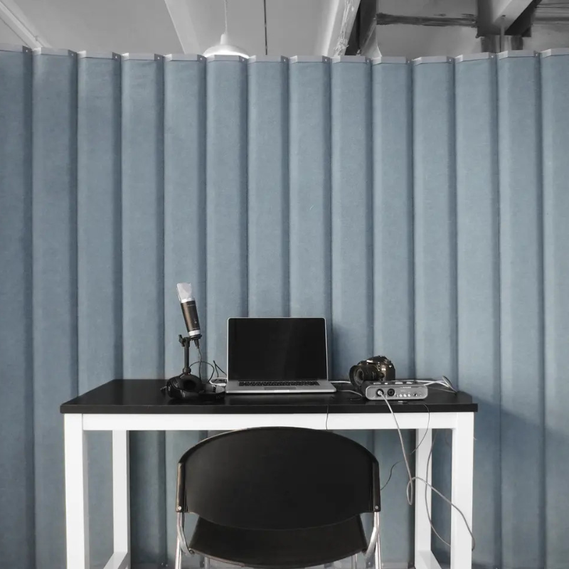 sound proof wall for podcast studio design