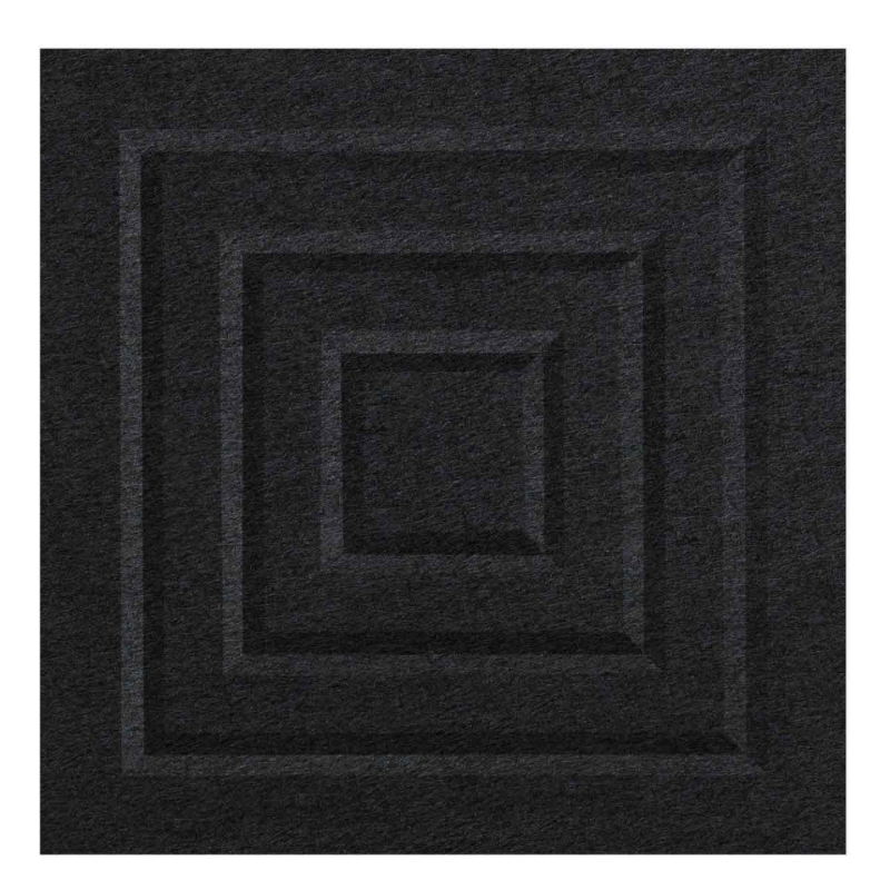 square acoustic panels black blocks