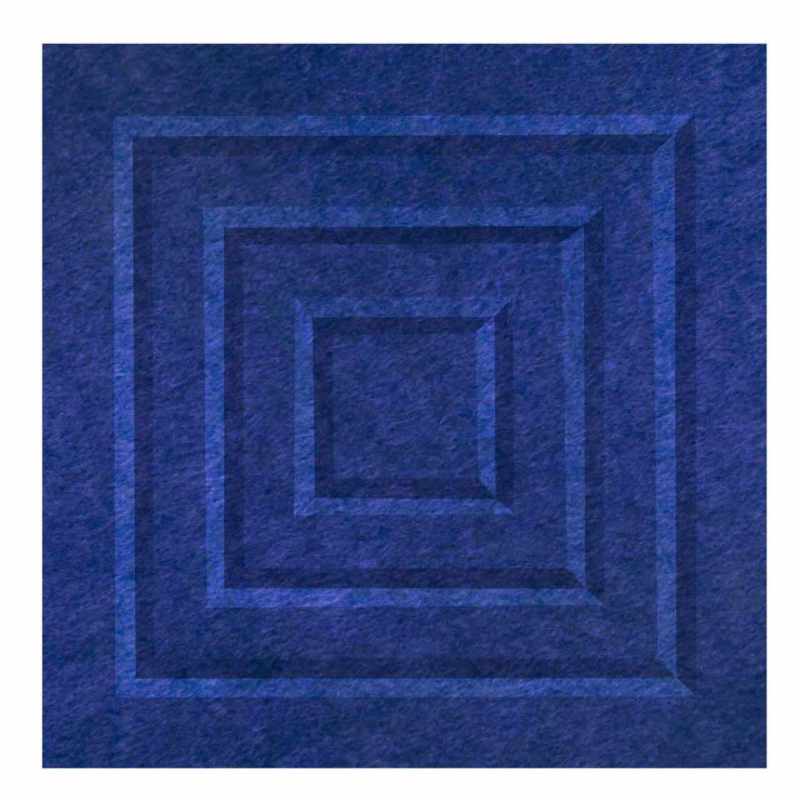 square acoustic panels blue blocks