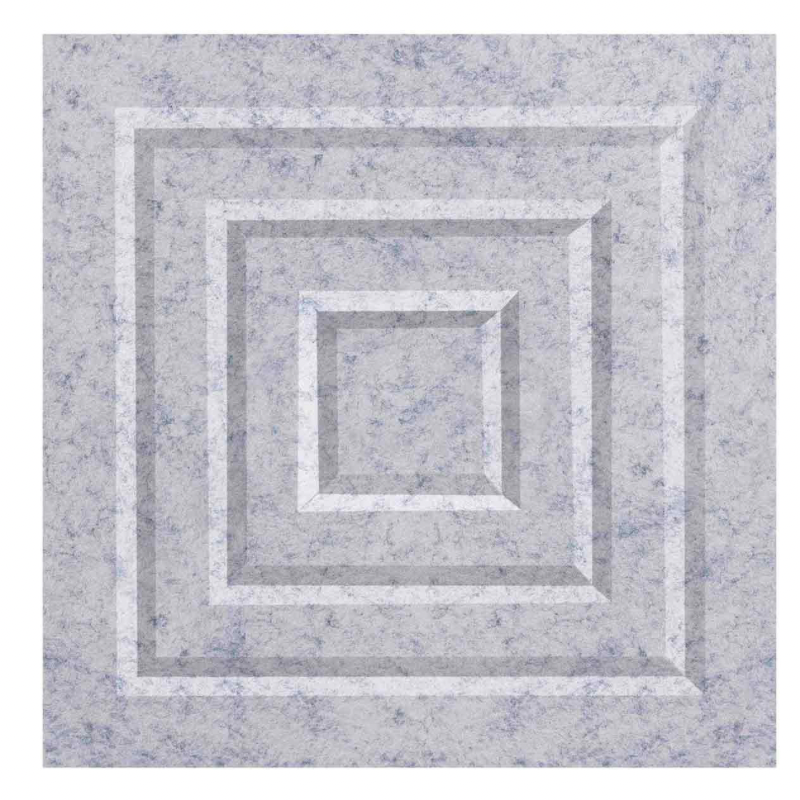 square acoustic panels grey blocks